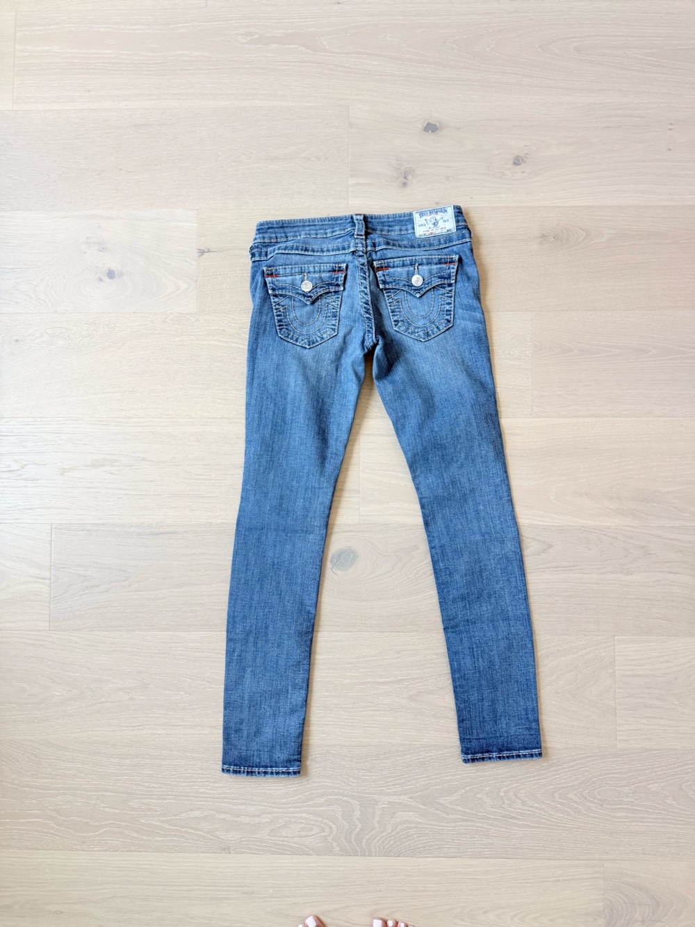 True Religion Skinny Lola Jeans Women’s 28 Y2K Low Rise Dark Wash Skinny